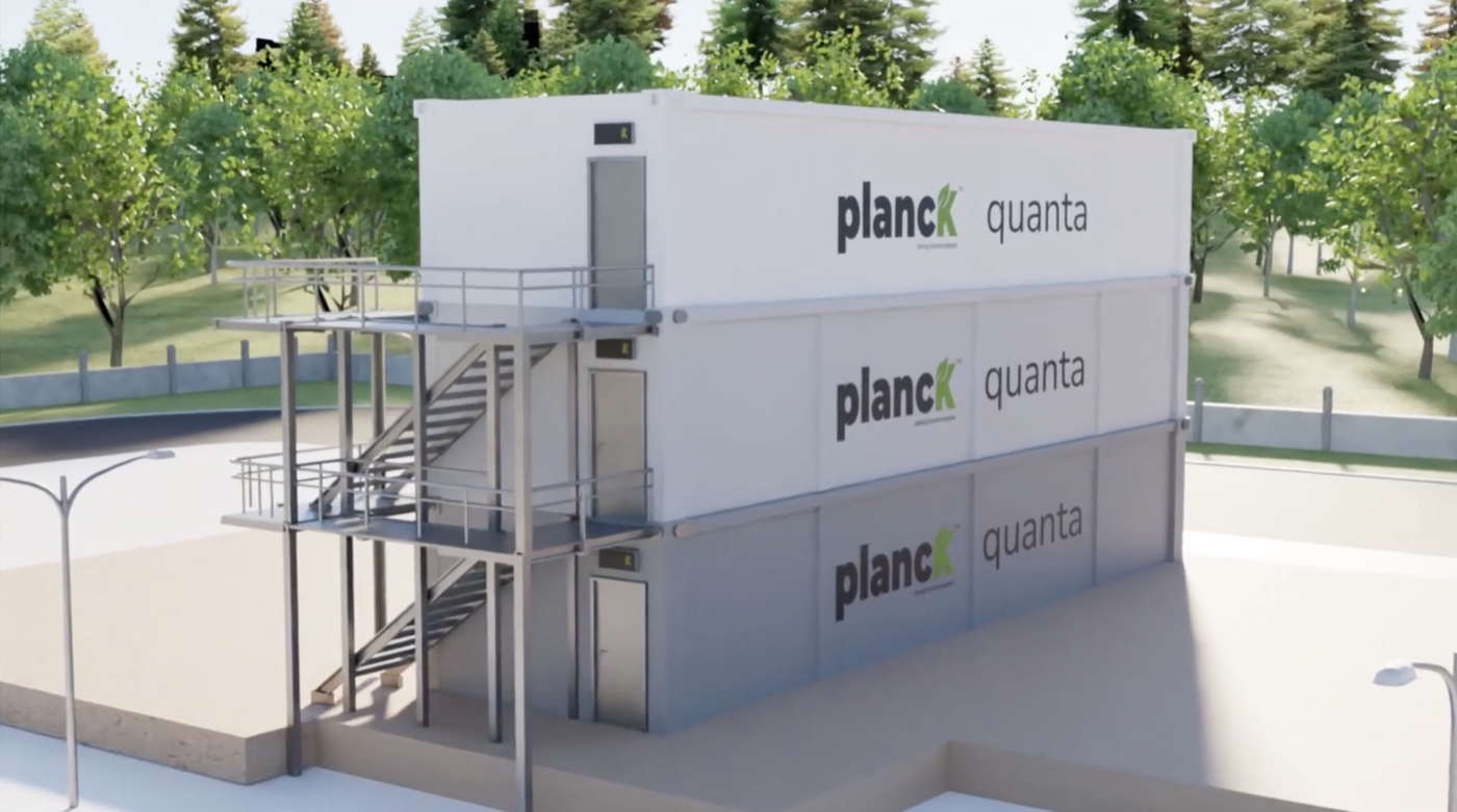 Three Planck Quanta modules in stackable configuration