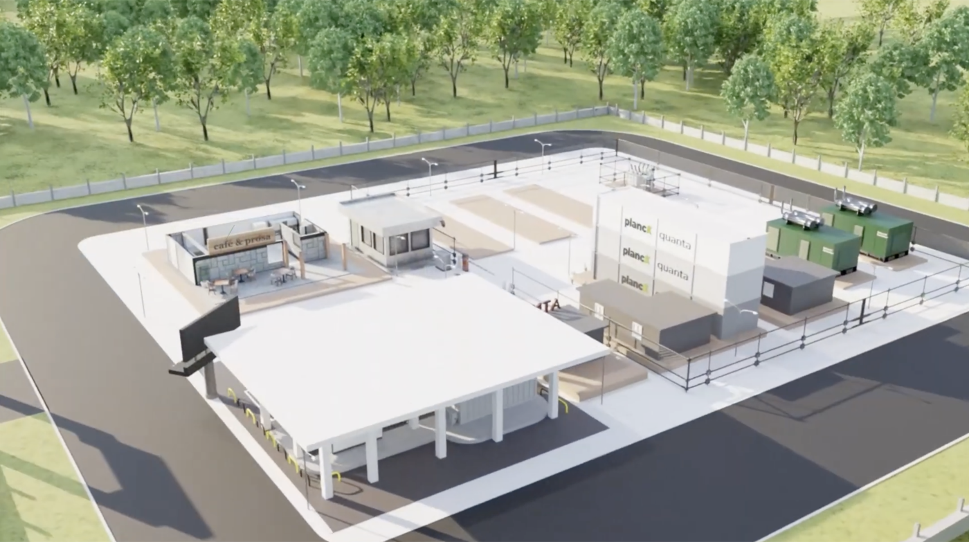 Planck Quanta — full data centre compound with support infrastructure